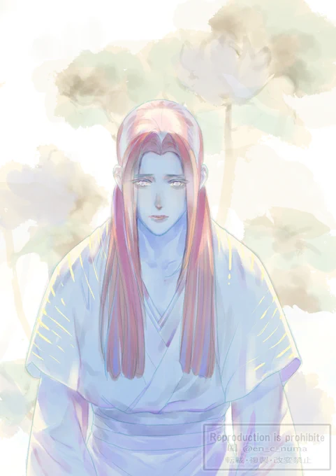 蓮花湖の温寧泣きたいのに泣けない温寧を描いてみました#MDZS 