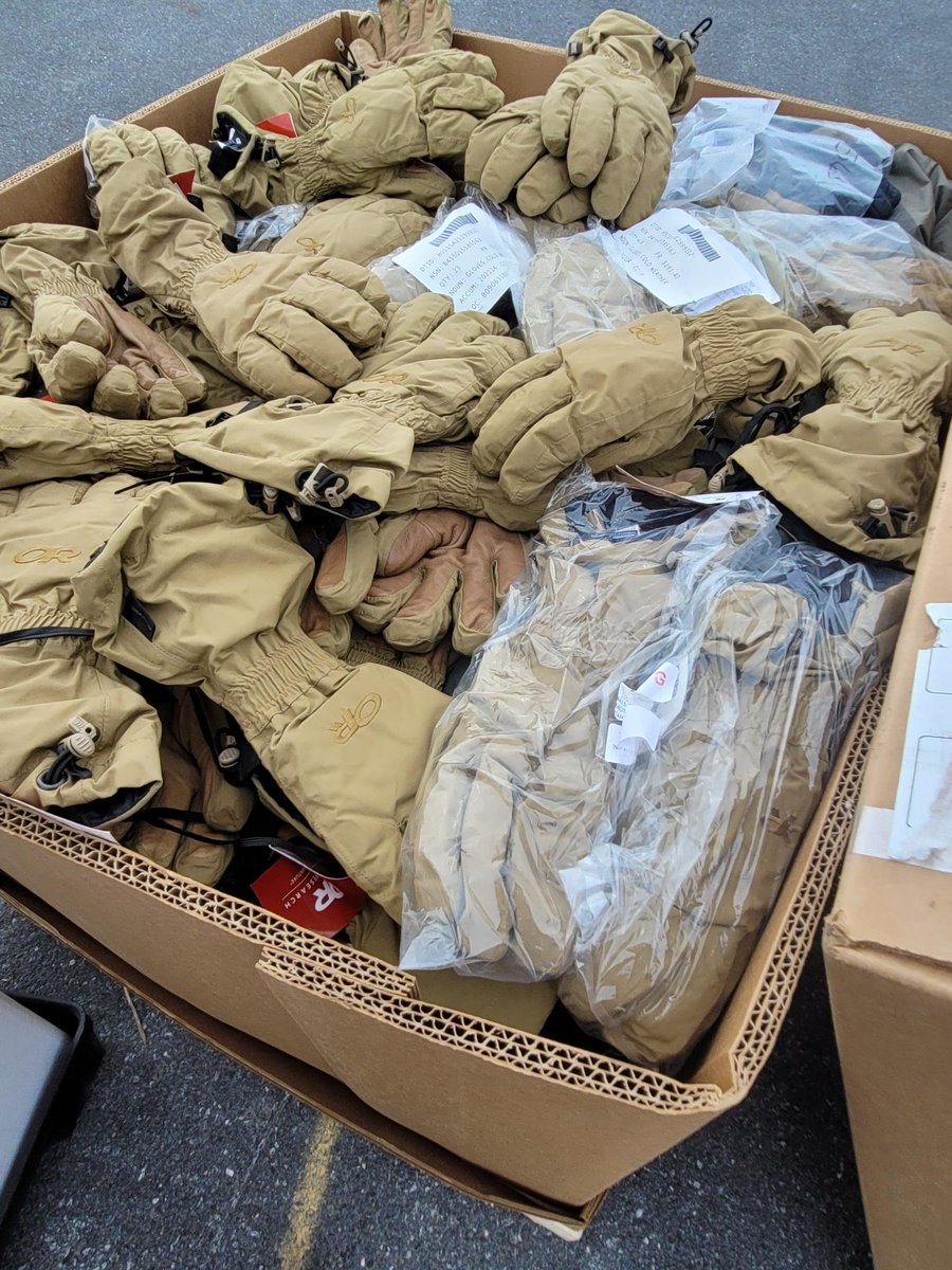 Ripley's Heroes on Twitter "18 pallets, mostly cold weather gear