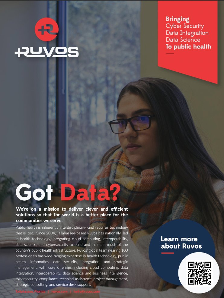 ThisIsRuvos's tweet photo. Have you seen our new ad yet? It was recently published in a regional Innovation & Tech Magazine!
What do you do with your data? #WeRRuvos #GotData #CyberSecurity #DataIntegration #DataScience
@gonzalezloumiet @jeffcouch @ThisIsRuvos https://t.co/s22M6cMMMI
