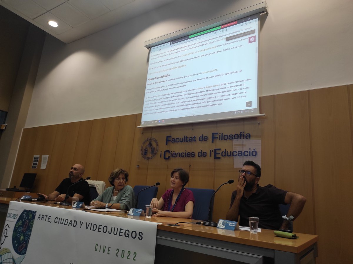 carina211's tweet photo. Escuchando a Clara Cordero, autora de @AgoraAbierta, activista educativa, sobre gamificación en el aula u videojuegos educativos, escape rooms y recordando principios de Paul Gee, sobre lo que los juegos nos pueden enseñar

#CIVE22 https://t.co/D9NhpiIp3w