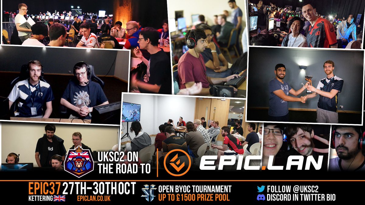 EPIC LAN 37 IS NEARLY HERE🏆

Taking place this 27th-30th Oct!

💰 Max £1500 prize pool
📍 Kettering Conference Centre
🇬🇧

Open to both newcomers and veterans! Hang out with our community and compete in an open LAN
➡️epiclan.co.uk/epic37

🗒️Our guide
reddit.com/r/starcraft/co…