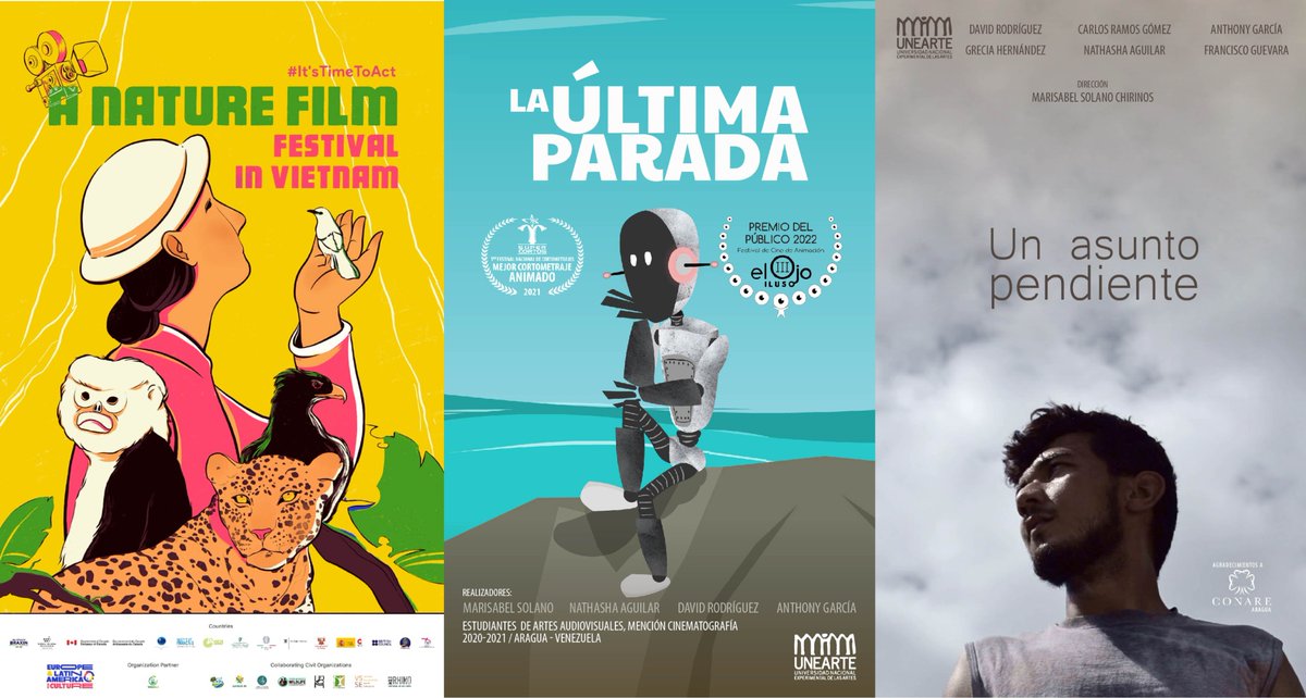 PocasGrenas's tweet photo. “La Última Parada” y “Un Asunto Pendiente”,  serán transmitidos en formato en línea a través de la plataforma digital https://t.co/mk1iBI6y4Q, en el 1er Festival Ecológico de Vietnam a partir del 23sept al 7oct
@CulturasUNEARTE @Tibisayunearte @minculturave @conarearagua1 https://t.co/INTEr1hrhu