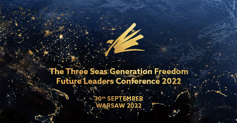 StateOfPoland's tweet photo. The #GenFree2022 Conference is organised to exchange ideas and develop concepts on possible developments in the Three Seas region.

🗓️ 30th of September in Warsaw, Poland 🇵🇱

Guests include government officials from European countries, prominent authors, journalists and experts.