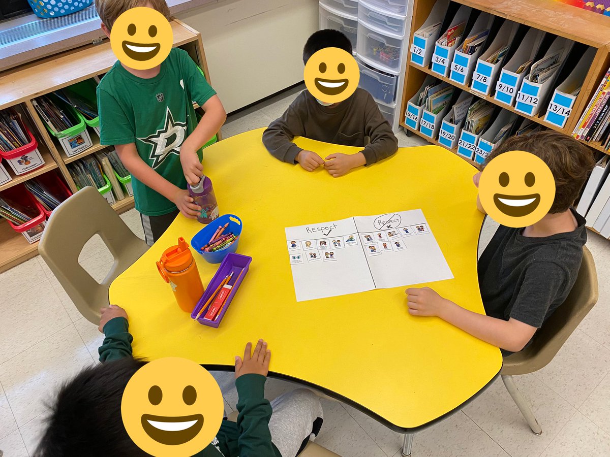 YKlintsaris's tweet photo. We worked collaboratively to sort pictures that show respectful behaviours vs those that do not. Mutual respect will be an ongoing topic all year long 🥰 https://t.co/5RyqehQTRz