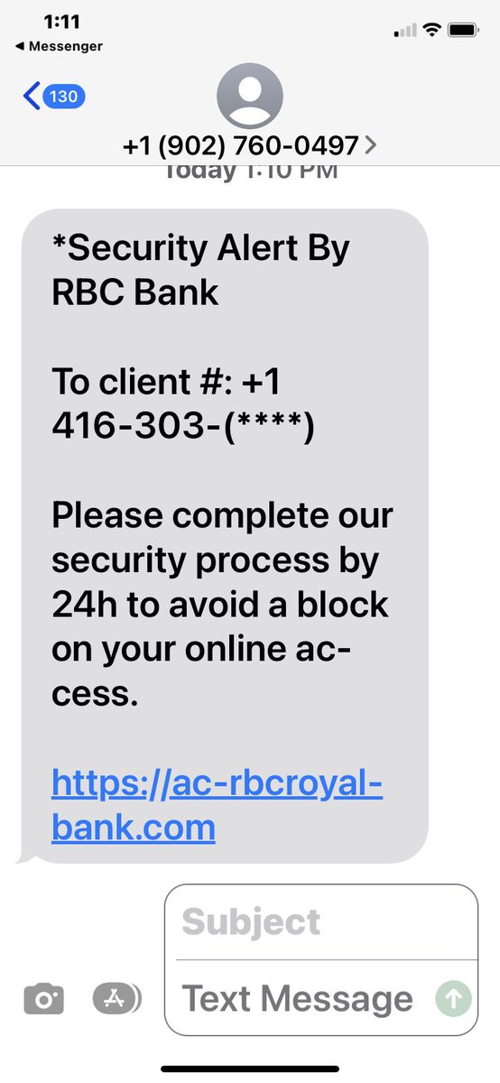 muskan0416's tweet photo. @RBC Is this a legit number from RBC? https://t.co/rxHSqydQDE