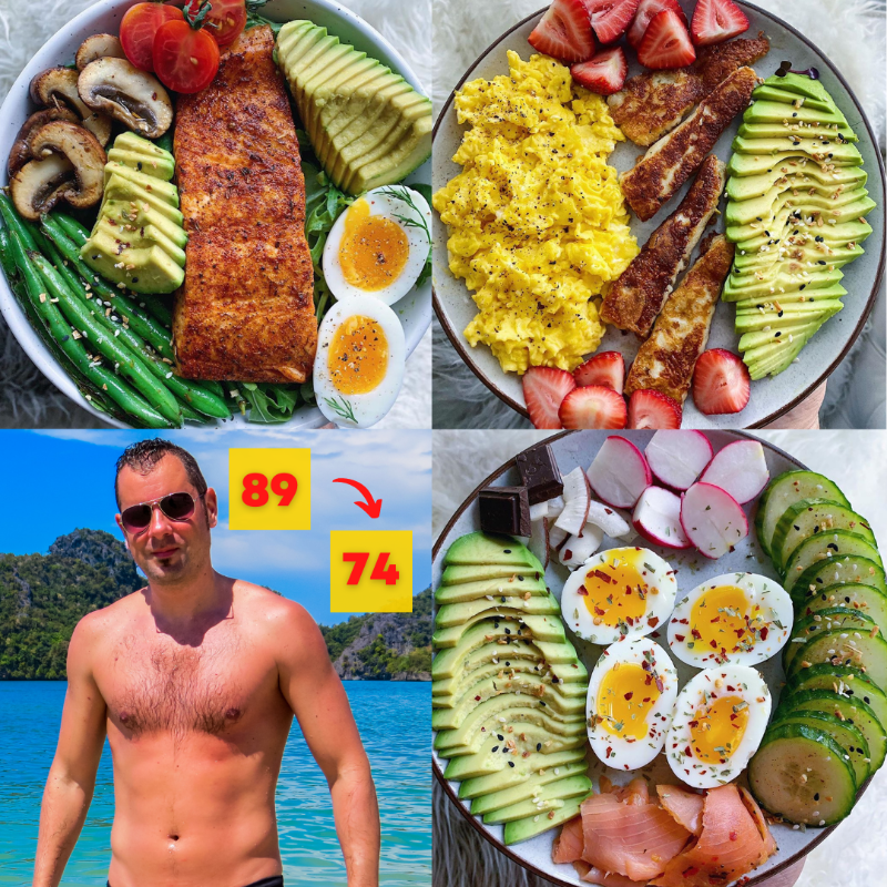 YourKetoDiet's tweet photo. Day 1 - The change begins. 
Day 7 - You retain less water. 
Day 14 - Energy levels increase. 
Day 29 - You see the desired version of you in the mirror