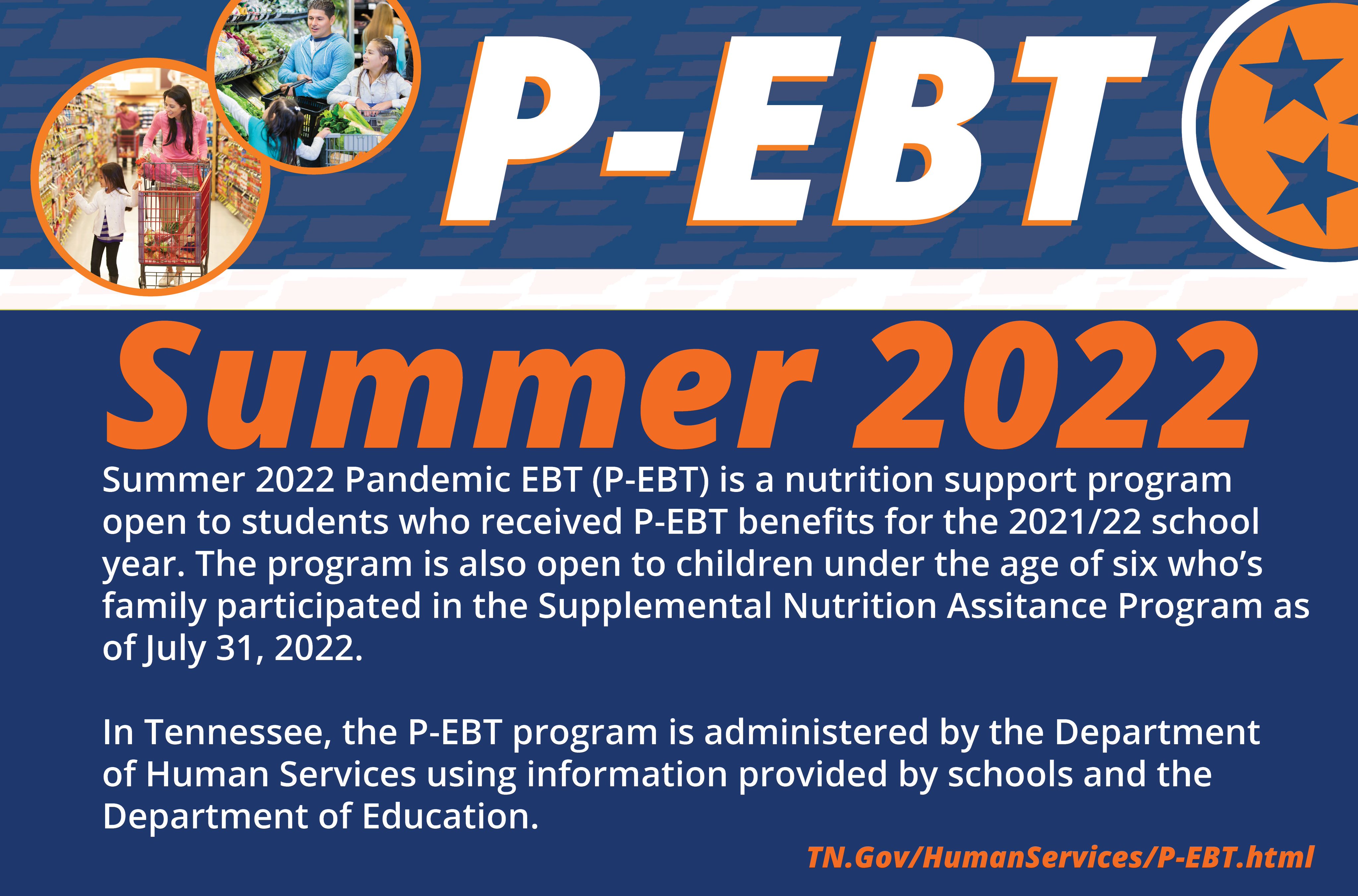 Tennessee Department of Human Services on Twitter "Summer PEBT is on
