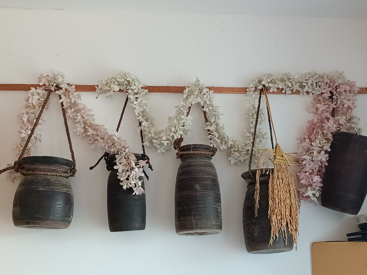 sankuchy's tweet photo. #Theki, a wooden container to store milk products. See the difference -- the dark ones are from Rolpa and the brown one is from Syangja. #EverydayNepal https://t.co/xbkY5RfsH7
