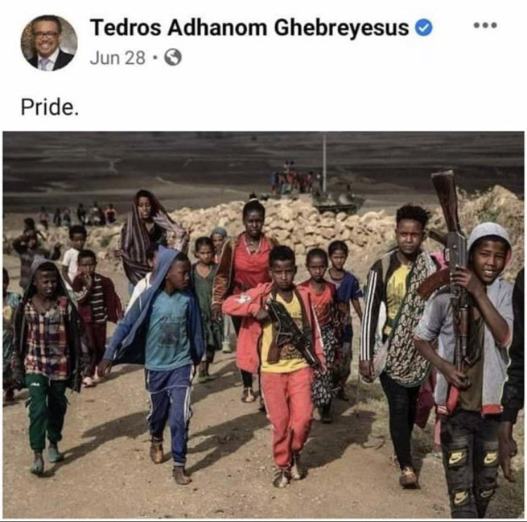 et_elias_et's tweet photo. @khmiga @DrTedros Are u talking about this @DrTedros who endorse #childSoliders?
#SayNoMore to fake humanitarian organizations https://t.co/Lqod8sAmf2
