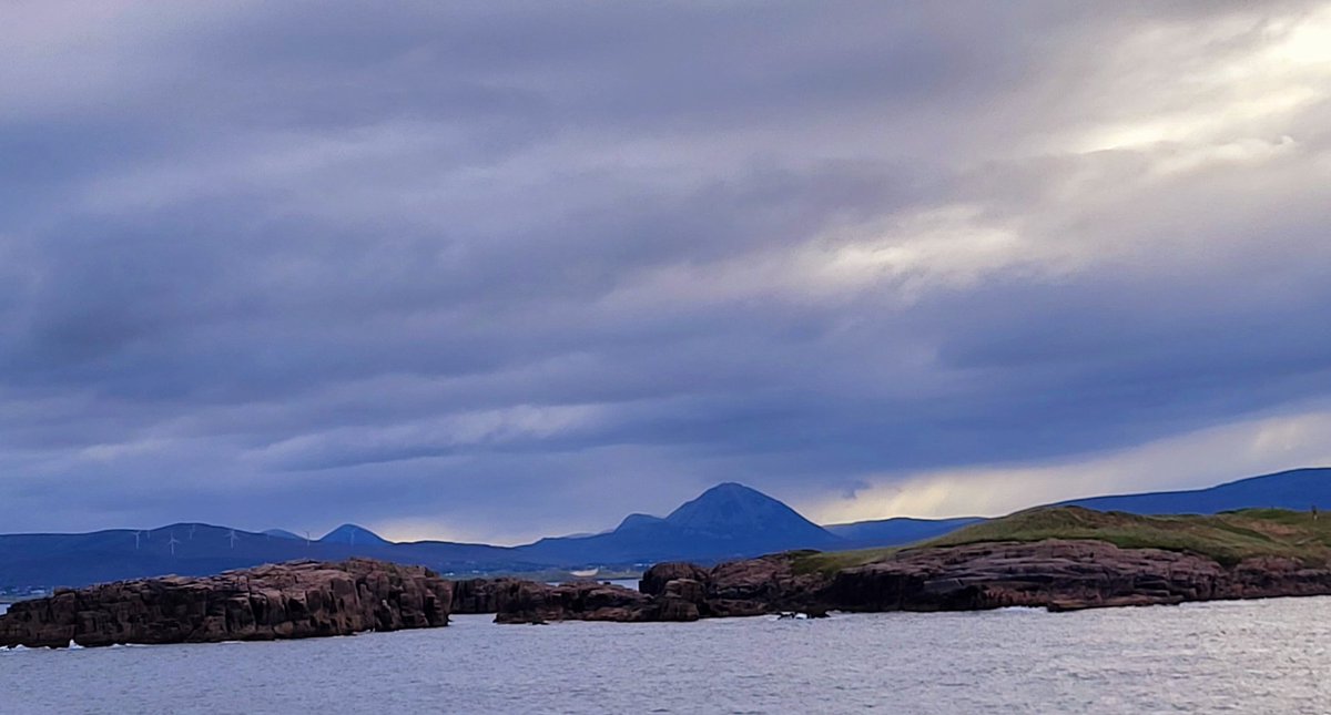 Looking across at a moody Mount Errigal - from Owey Island, County Donegal, Ireland.