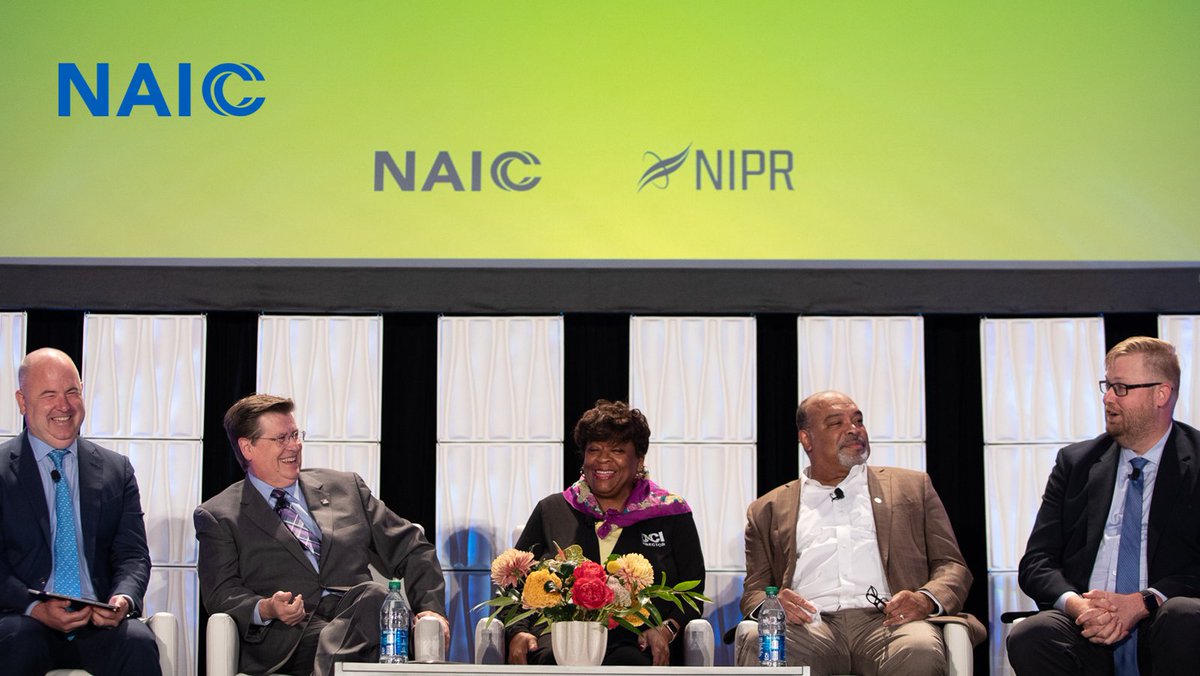 Happening now: NAIC CEO <a href="/mikeconsedine/">Mike Consedine</a> moderates a panel with NAIC officers: President <a href="/SenatorCameron/">Director DeanCameron</a> President-Elect, <a href="/ChloraLM/">Chlora Lindley-Myers</a> Vice President <a href="/MaisCTinsurComm/">Andrew Mais</a> and Secretary-Treasurer <a href="/NdGodfread/">Jon Godfread</a> #InsuranceSummit2022