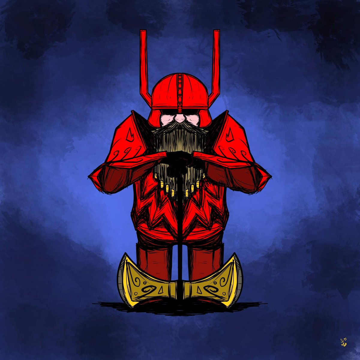 SlayerWasp's tweet photo. "DWARVES"

@JoinDeepRock

#art #Artists #artist #draw #Procreate #DigitalArtist #dwarfs #DeepRockGalactic https://t.co/HO2dRP5u8x