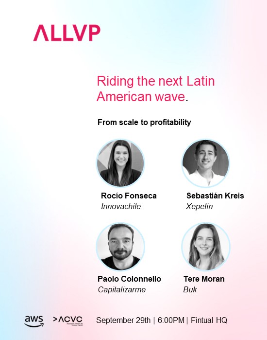 From grow, grow, grow to cut, cut, cut. 

We'll take a deep dive with <a href="/stkreis/">Sebastian Kreis</a>, <a href="/colonnello/">Paolo Colonnello</a> &amp; Tere Morán in a conversation moderated by <a href="/Rfonsecach/">Rocio Fonseca</a> to unpack how they've adjusted their strategies given the market correction. 

Register now &amp; share! lu.ma/ALLINchile 🙌🏾