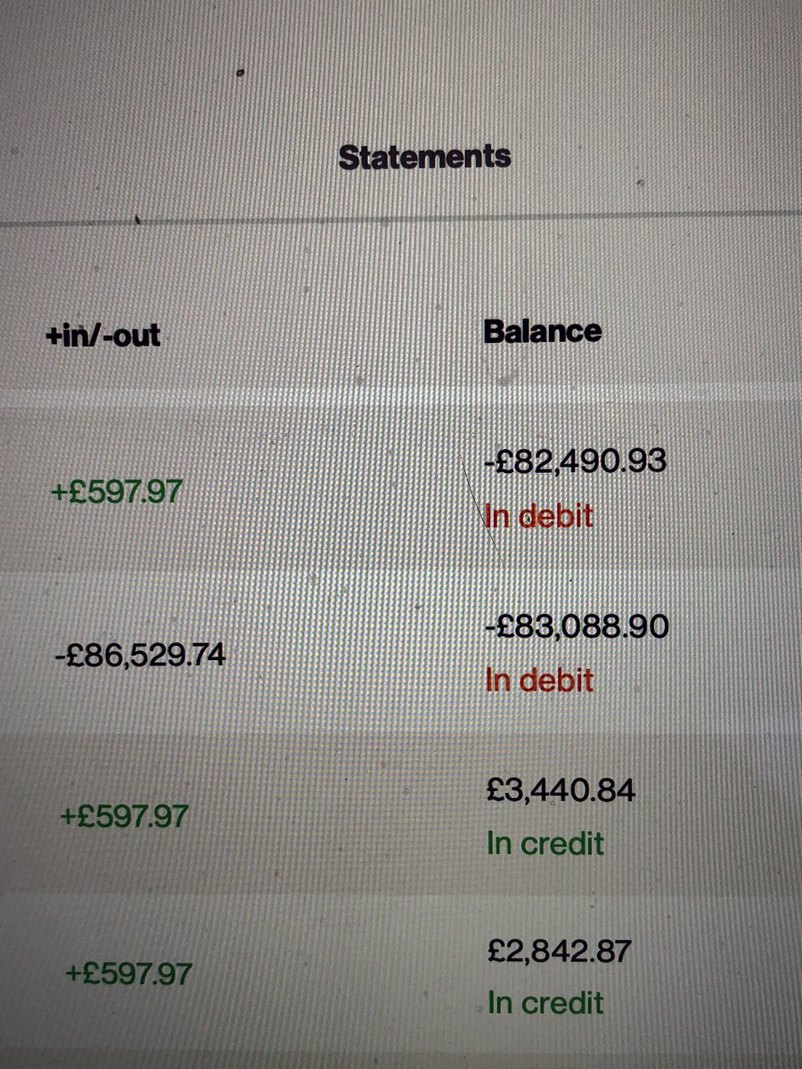 <a href="/eonenergyuk/">E.ON Energy UK</a> @eon_next how do we manage to go from being &gt; £3k in credit on our domestic gas bill to £83k in debit? We are just a domestic house/family of 4. Been trying to speak to someone for over a week!! If this wasn’t so ludicrous it would be terrifying. #CostOfLivingCrisis