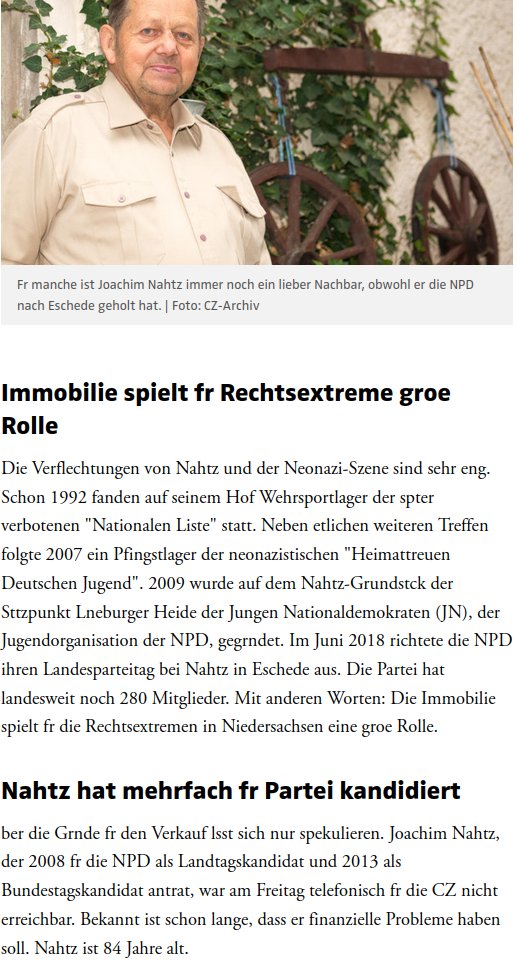 AfaNord's tweet photo. Für den 24.09. ist im norddeutschen #Neonazi-Zentrum #Eschede auf dem Hof #Nahtz das #noNPD-Erntefest angekündigt. Um 14 Uhr startet eine Gegendemo vom Bahnhof zum Hof, welchen der ehem. Bundestagskandidat Joachim Nahtz 2019 an die #NPD verkaufte.
#NoNazis #NaziTerror #NpdVerbot https://t.co/bjj3nd17ua