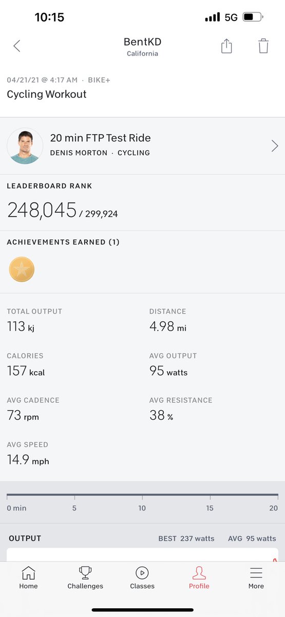 PrincipalDurham's tweet photo. Growth does not happen without consistent effort. I had no idea how far below my potential I was in April 2021, but I’m grateful for the @onepeloton Team @MattWilpers @Denis__Morton @iamicaniwillido @OliviaAmatoNYC &amp; Ben Aldis #PowerZone #PowerZonePack #FitLeaders #FitAdmin https://t.co/YOrhtNq1yY