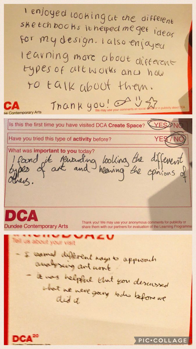 Thank you to Sarah Derrick and <a href="/DCAdundee/">DCA</a> team for having us <a href="/harrisacdundee/">Harris Academy</a> this morning. We all thoroughly enjoyed ourselves. Such a great learning experience!