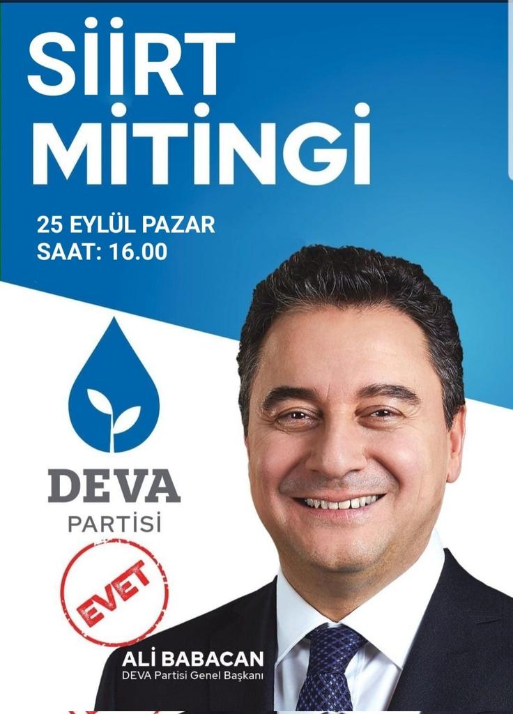 #TürkiyeninDEVAsı
#SiirtMitingi