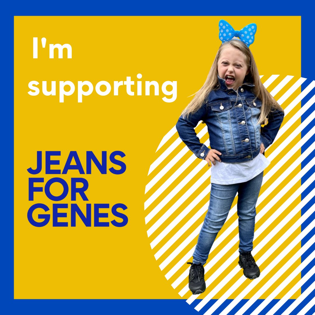 Herts_CYPT's tweet photo. 'The Jeans for Genes campaign raises awareness of the daily challenges faced by those living with a genetic condition'
Find out how you can get involved:
https://t.co/OJ17ziR94m
@jeansforgenes #HowDoYouWearYours #hctcypt #HCT #hctnhs #CYPT #NHS https://t.co/a5b40kZukp