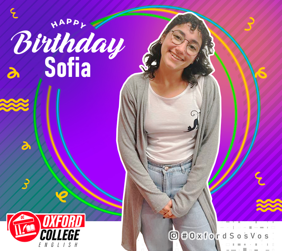 oxfordteens's tweet photo. 🍾🥳💝 Happy Birthday Sofia!!!

#Lifeinoxfordcollege #OxfordSosVos #ingles #cursosdeingles #estudiaringles #aprenderingles https://t.co/zEKWNBv8rT
