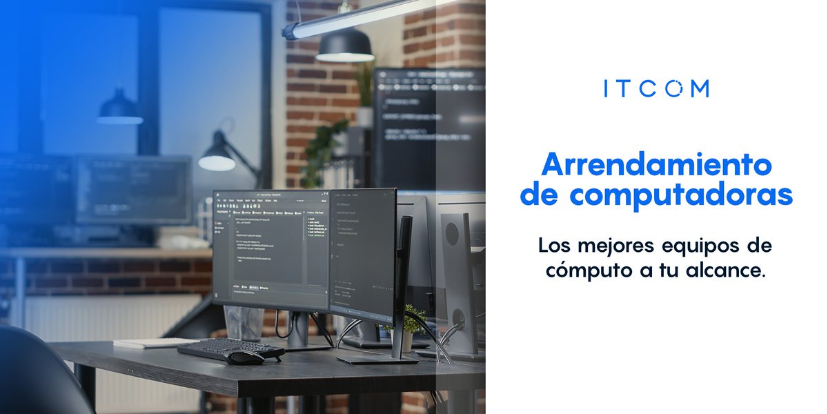 ItcomMexico's tweet photo. ¿Buscas equipo de cómputo para tu empresa? 💻Adquiérelo en ITCOM, todos nuestros equipos incluyen mantenimiento. https://t.co/hNeq77SXPR
