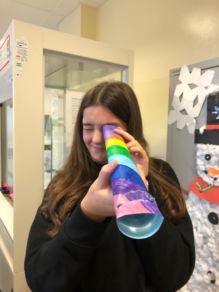 VoLA_sci's tweet photo. As part of their space topic S2 pupils have been designing and making their own telescope. 

Have you ever used a telescope?

If not, you should look into it! 😂

#BGEscience #celebratingsuccess #space #SuperScientists #volasuperscientists https://t.co/qXJrcjhheW