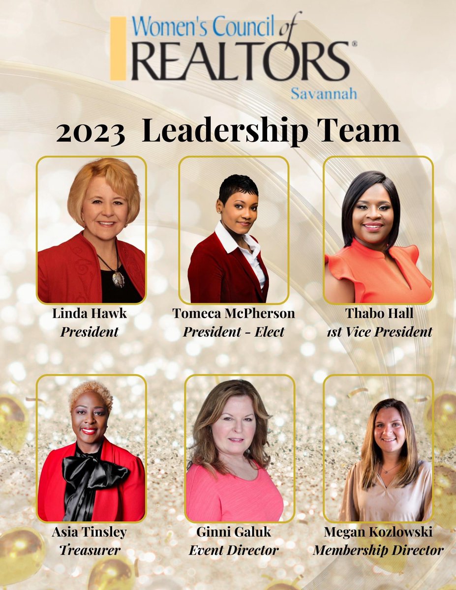 AsiaKim_Tinsley's tweet photo. It’s my absolute pleasure to serve with this group of Savannah Realtors!!! Let’s work ladies! #2023wcrofficers #wcrsavannah https://t.co/oDDEgwWRBr