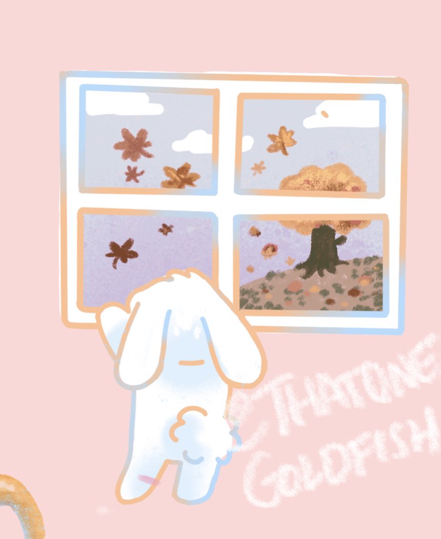 ThatOneGoldfish's tweet photo. Fall bunny WIP! ✨🍁🍂 https://t.co/JFRD1CM6xD