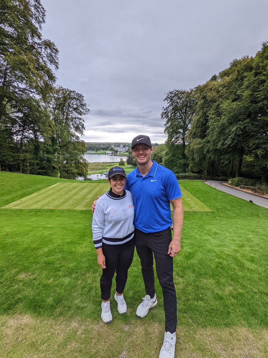 MattOH91's tweet photo. Unreal day out with the pros @WomensIrishOpen ⛳
Great to play with one of our own @leona_maguire 🇮🇪 & @anapelaezt 🇪🇸 in the Pro-Am. Thanks for all the tips & best of luck over the next few days! 👏
Thanks @KPMG_Ireland for the invite! #InspiringTheFuture #WIO22 https://t.co/X4lI0wh9Sy