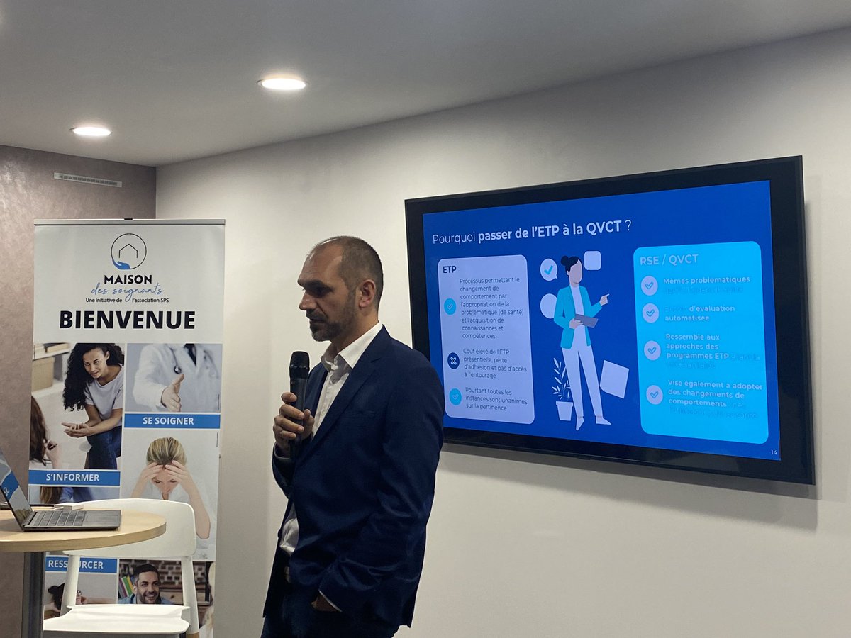 L’expérience de <a href="/nuvee_eETP/">Nuvee</a> : pourquoi passer de l’#ETP à la #qvct ? 

🔛 @DrCyrilGauthier - Médecin Nuvee @Nuvee_eETP