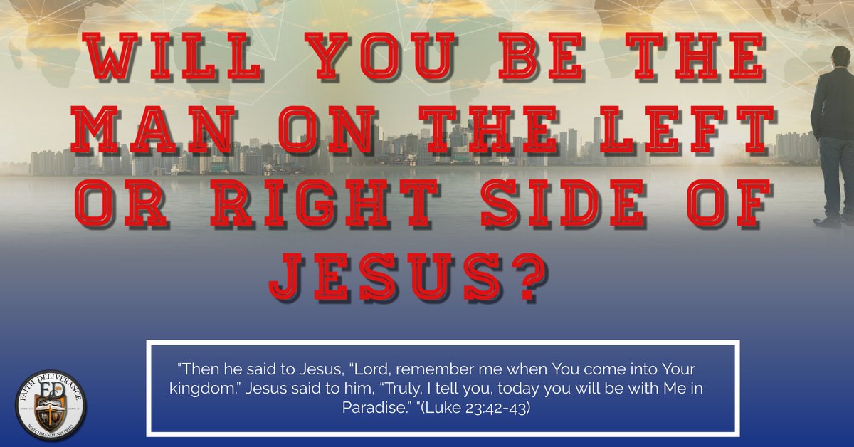 FaithDeliveran3's tweet photo. Today we have a choice, will we Believe and confess Jesus #BeRightWithJesus or #WrongForEternity #TheGiftofSalvation #PaidForWithByJesus. #Faith #FDWM https://t.co/3UeN7nb4BT