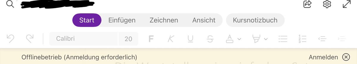 teachscha's tweet photo. #OneNote App auf dem iPad (iPadOS 15.7) meldet bei Klassennotizbüchern wiederkehrend „Offlinebetrieb“. Kein Sync. Das „Anmelden“ gelingt nur sporadisch, da Schaltfläche nicht reagiert. Das Zurücksetzen von OneNote über die Einstellungen hilft nur temporär. Wer weiß Rat? #twlz https://t.co/pGiZJKNI1a