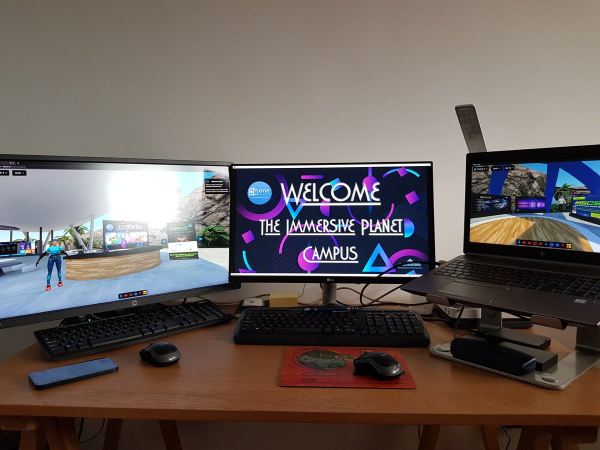 CarlosJOchoaFer's tweet photo. Our @ONEDigitalCons1 team and partners are working hard to present tomorrow at the #MSCS2022 in #Dubai, our #ImmersivePlanetCampus. Running on Pc, iPad, MetaQuest and Pico. Tx a lot to all our main partners @VirbelaHQ and @PICOXR for their extraordinary support. https://t.co/JLZW0x2nJJ