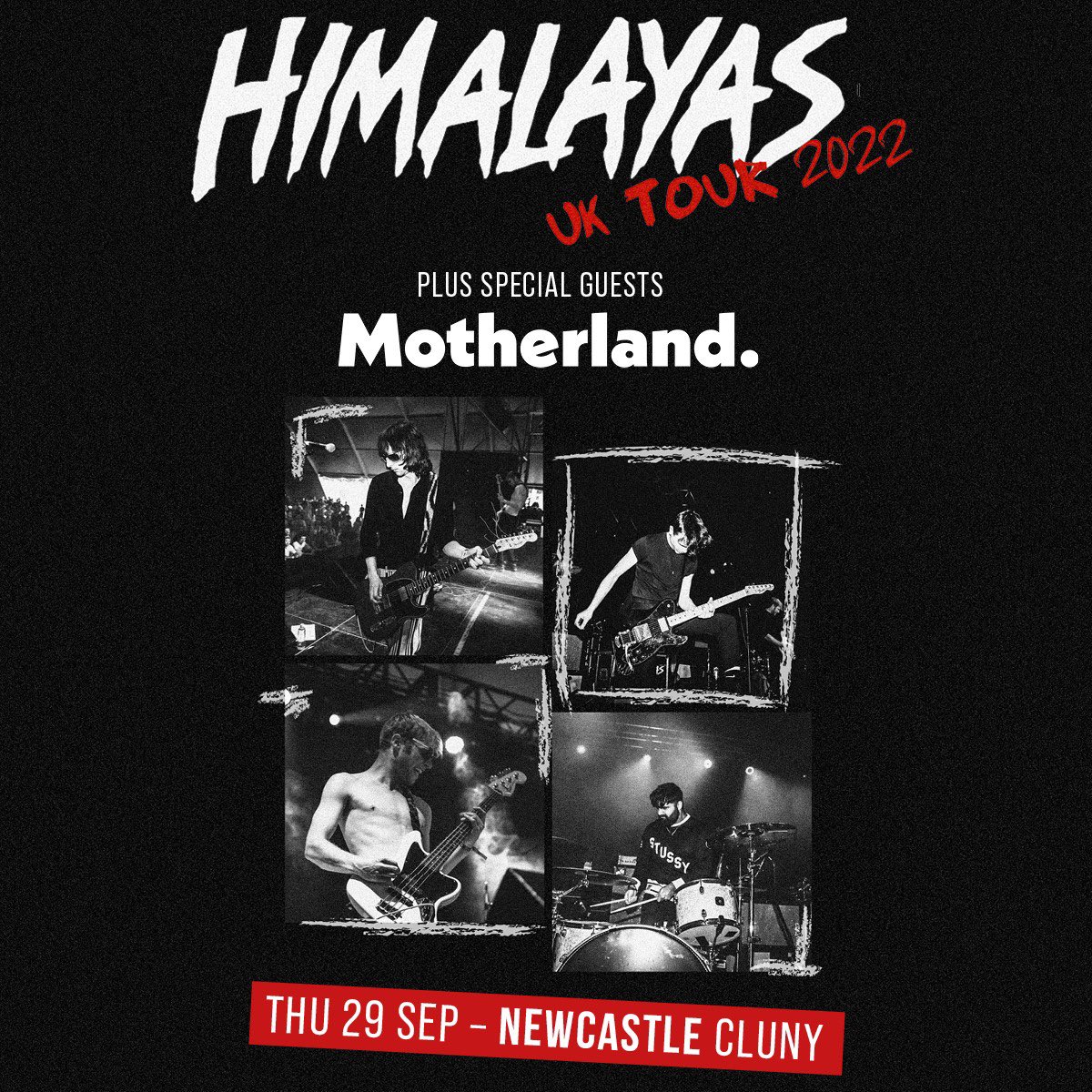 Motherlandneuk's tweet image. We're excited to announce that we'll be playing at The Cluny in Newcastle alongside Himalayas next Thursday! 

One of our first ever shows was at this venue, we're looking forward to returning – 8:00pm doors

𝑥