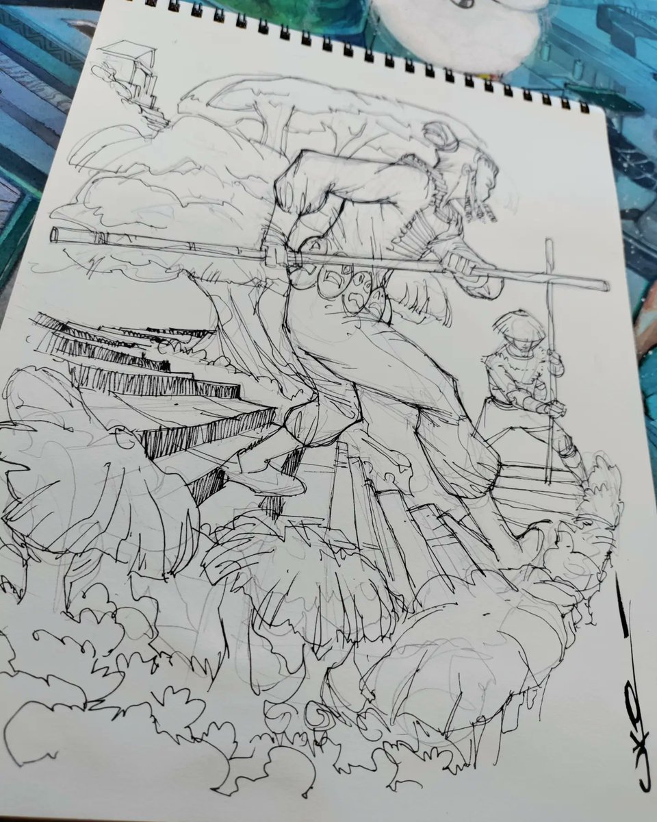 UkoSmith's tweet photo. Here are some more concept ideas for the cover #Hitomi from @imagecomics and creator @hstronic in October. You can get the variant cover from @jafcomics #Artiste #artist #art #conceptart #coverart #prelims #comics #imagecomics #thoughtsonpaper https://t.co/8el7kdqblS