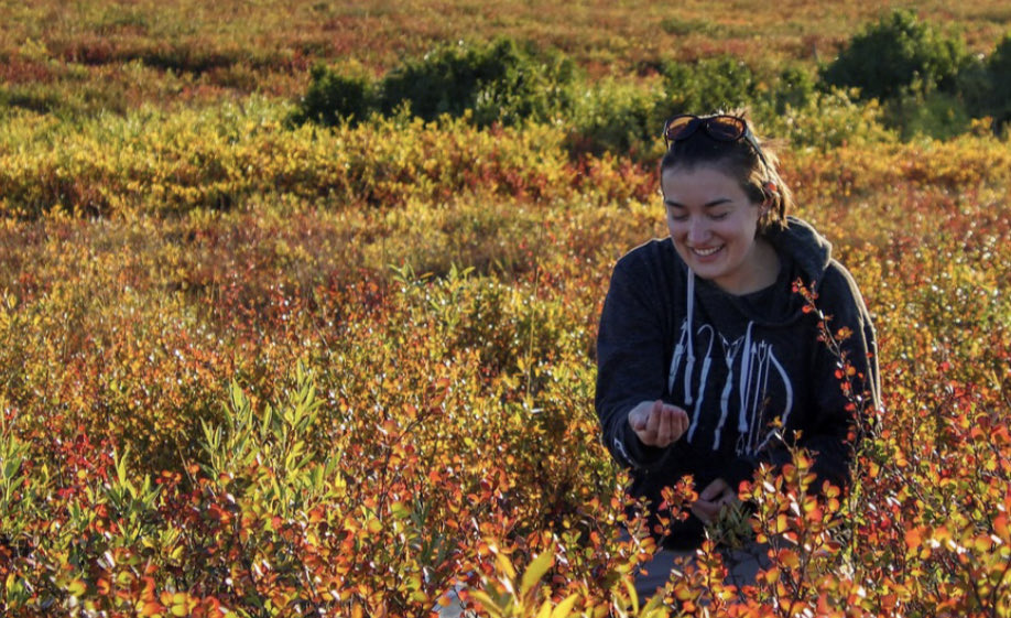 Looking forward to this article from ⁦<a href="/ELCICinfo/">ELCIC</a>⁩ for the launch of the next cycle of “Living Our Faith.” Here Kata Kuhnert is shown picking berries in the beautiful Western Arctic of Canada’s  NWT. Kata says, “Let our love have legs and may our faith move us.”