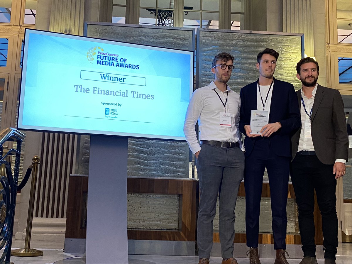 Digital Media Excellence - News and Current Affairs is next up with sponsor @NLAmediaaccess. And the winner is @FT - in particular its digital coverage of the Ukraine war with one key example linked here #FutureMediaAwards ig.ft.com/russias-war-in…
