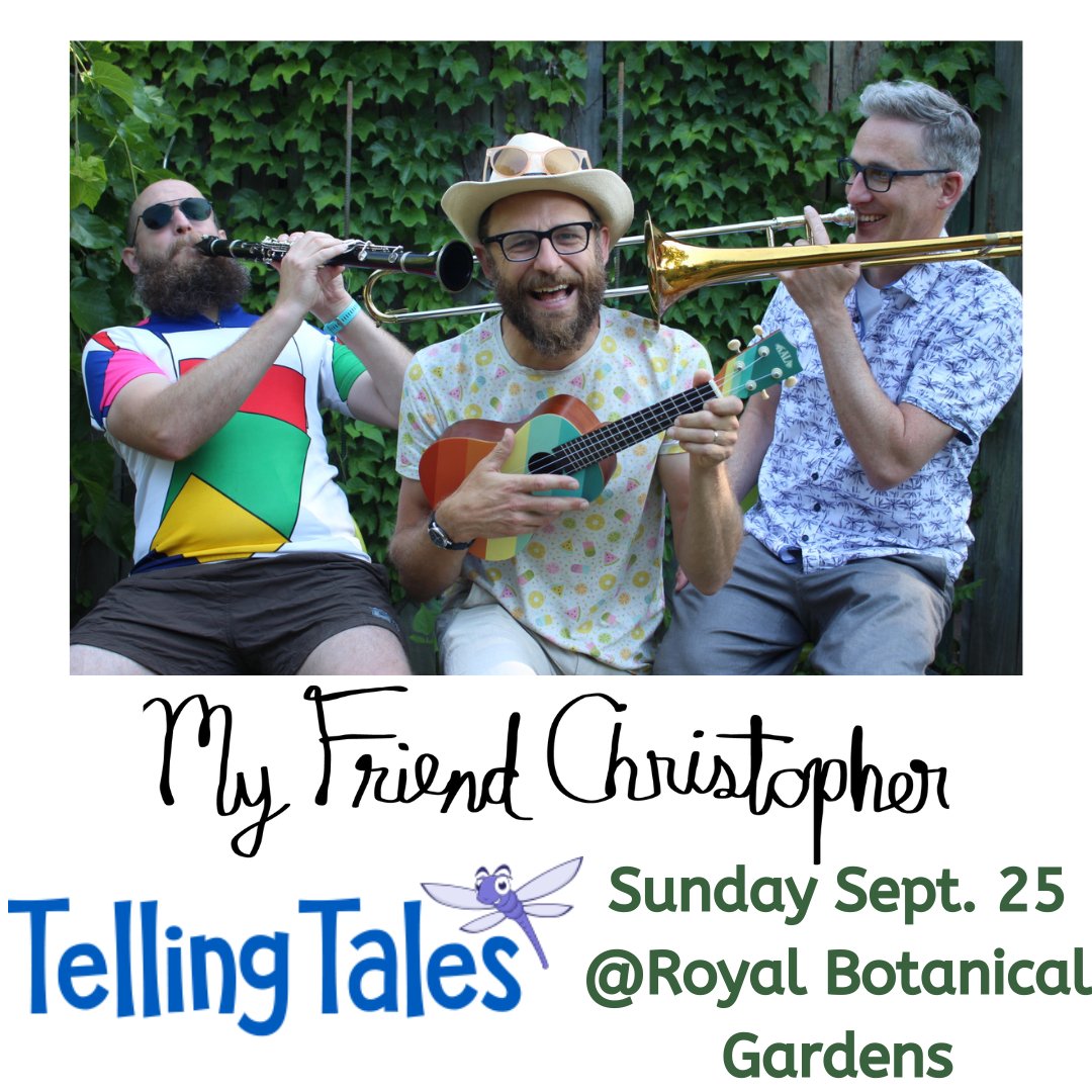 Just a few more days until we appear on the Hearing our Song Stage at <a href="/TellingTalesOrg/">Telling Tales</a> Festival at the beautiful <a href="/RBGCanada/">Royal Botanical Gardens</a> !