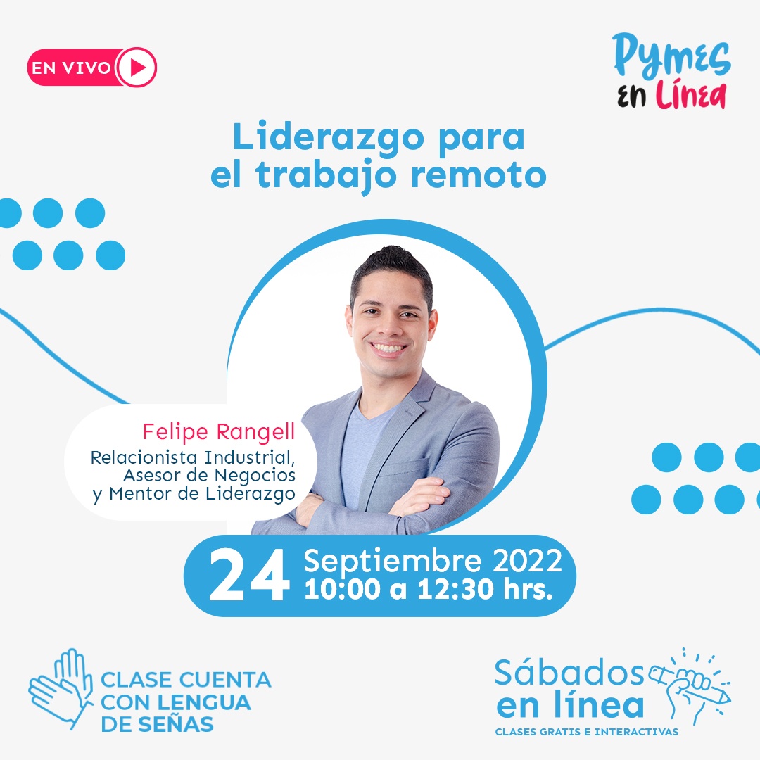 CorfoAysen's tweet photo. Súmate en esta nueva clase en vivo del Programa #PymesEnLinea de @Corfo
Desarrolla habilidades en base a la entrega de conocimientos sobre el nuevo contexto y las implicancias de las nuevas formas de liderar equipos a distancia.
Inscripciones 👉https://t.co/NXcFPQWJFH https://t.co/jSQRhjXXxM