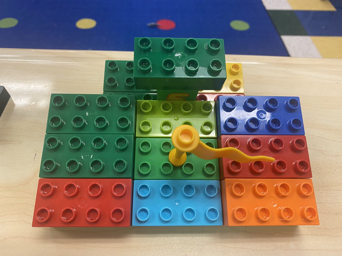 Me: “where’s the color pattern?”
1st grader: it’s an AAB, then a ABC, then a ABC”
Me: “that’s correct- and you outsmarted me. Way to go!”