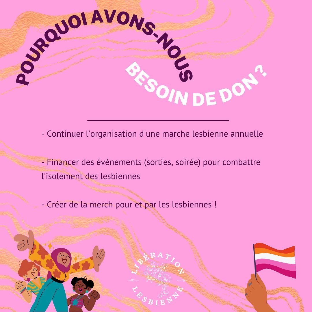 liberationlesb's tweet photo. Bonsoir tout le monde ! Aujourd'hui on vous partage un appel au dons. Chaque don nous permettra de faire des projets, des évènements et de vous proposer plus de choses ! Voici le lien: https://t.co/OCwrB5L76I https://t.co/6ra81qt6eQ
