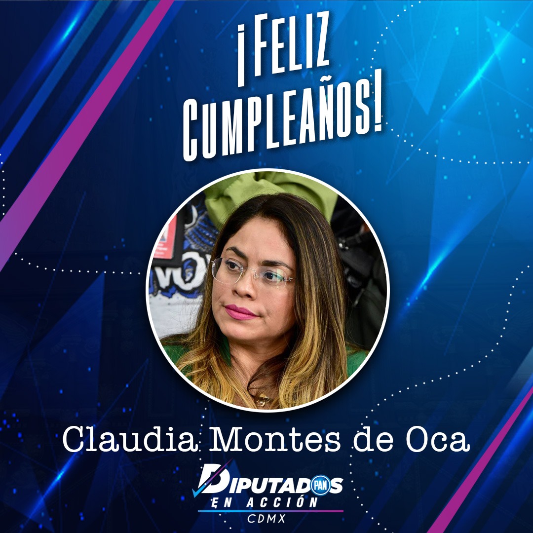 Christianvonroe's tweet photo. Celebramos el cumpleaños de una Diputada con un carisma enorme y un trabajo territorial grandisimo al servicio de los vecinos de Álvaro Obregón.

¡Muchas felicidades, querida @Claudiamontesol! 😊 https://t.co/Aonq2rTfn5