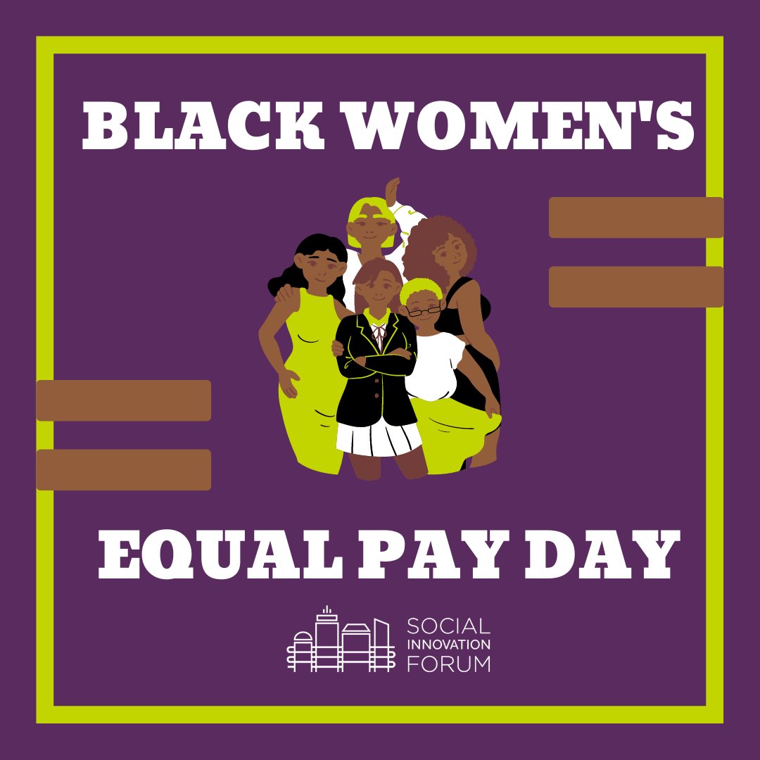 Today, we commemorate Black Women’s Equal Pay Day! This day sheds light on institutional racism and the fight towards realizing pay equity. At SIF, we acknowledge the lived experiences and injustices Black women face and work towards better supporting them in our community.