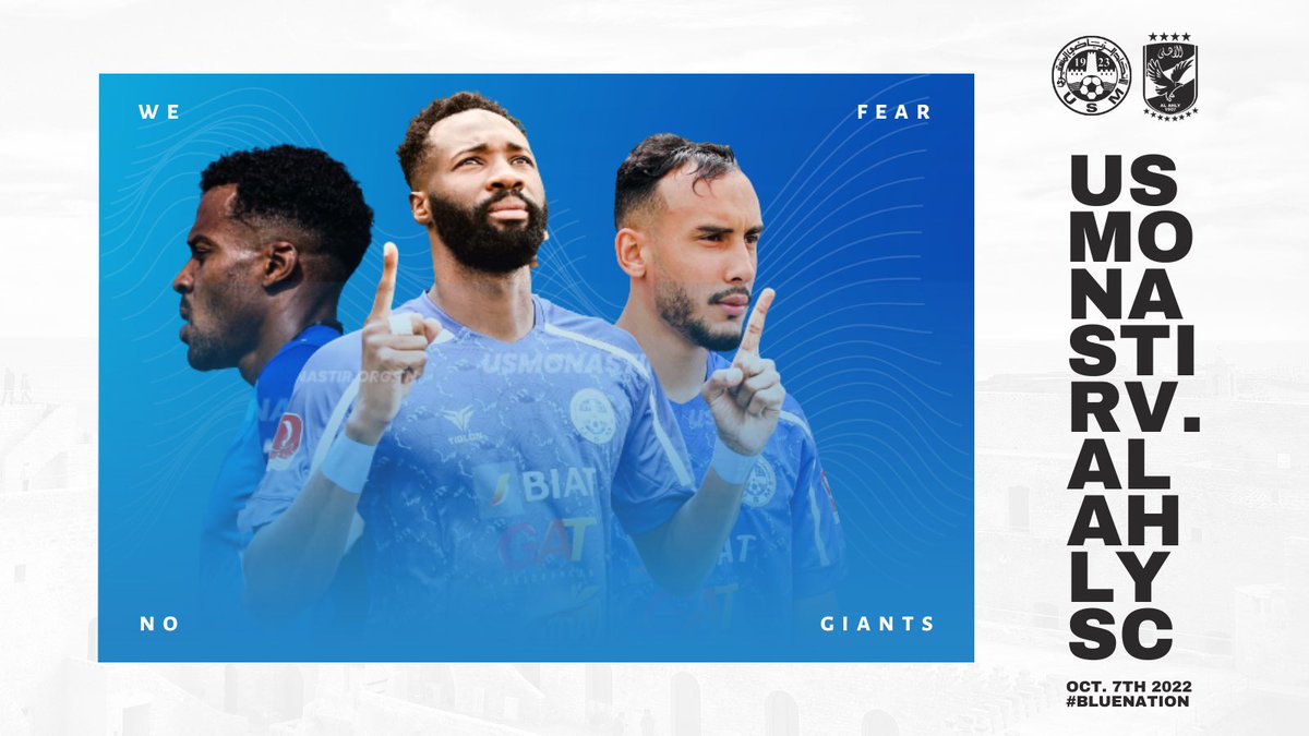 USMonastirFB's tweet photo. Hey @AlAhlyEnglish 🤙 U ready ?

Allo @AlAhlyfrancais 👋 Vous êtes prêts ?

#BlueNation🔵 https://t.co/46opAIhRAt