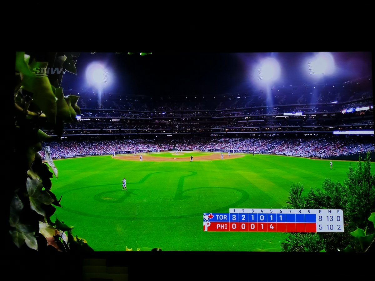 DKushneryk's tweet photo. While watching the @BlueJays @Phillies  @MLB game on Sportsnet last night I saw something I can't unsee and thought of @JeremyClarkson. look at the big P in the field... #phallic 😂 https://t.co/DruOFdbI7V