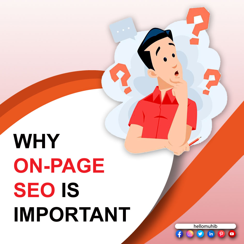 Hellomuhib's tweet photo. ✅ 𝐖𝐇𝐘 𝐎𝐍-𝐏𝐀𝐆𝐄 𝐒𝐄𝐎 𝐈𝐒 𝐈𝐌𝐏𝐎𝐑𝐓𝐀𝐍𝐓?
On-page SEO helps search engines analyze your website and the content connected to it so that it can identify if a searcher's query is relevant to your site. 

#seo #onpageseo #onpageseotips #seoservice  #blogseo #hellomuhib https://t.co/YRRnsopE3V