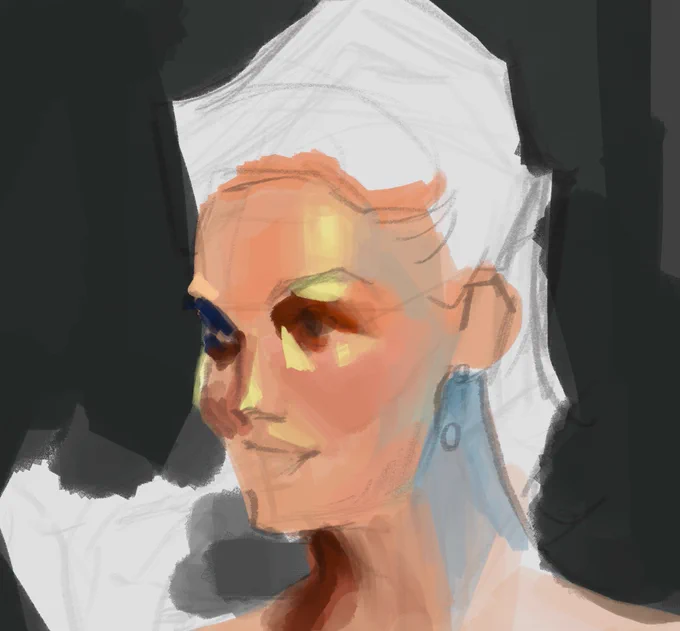 And then, you're gonna keep doing that till it looks good to you! It can be as rendered as you want, or more sketchy depending on what you're going for. For first planes I go cleaner and for background details it's pretty loose. 