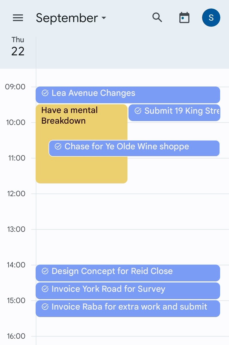 RavenofLondon's tweet photo. Busy day tomorrow, scheduling everything in.... 😟 https://t.co/Yd9qI0n6S3