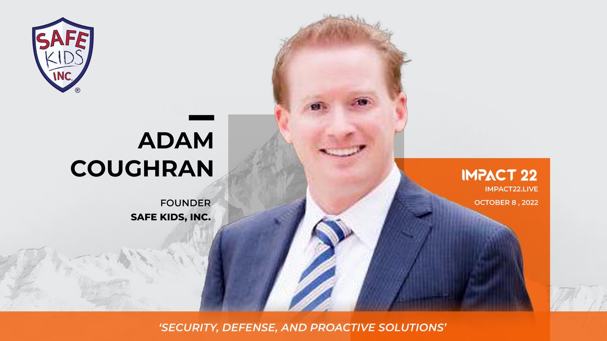 #IMPACT22 Thought Leader Spotlight: Adam Coughran is the cofounder of Standards Training Group and <a href="/SafeKidsInc/">Safe Kids Inc.</a>. He developed the H.E.R.O.™ Program designed to instill safe-thinking skills that enable children to survive violent incidents. Register now, impact22.live