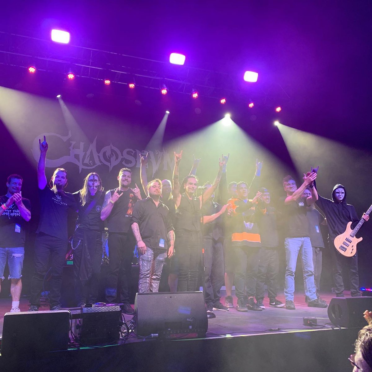 alekseyweyman's tweet photo. Been an honor tour managing these lads Chaoseum first tour in the USA! Have a safe trip back home to Switzerland, fellas 🇨🇭 #metalhead #tourbuslife https://t.co/R3SvxsJkyI